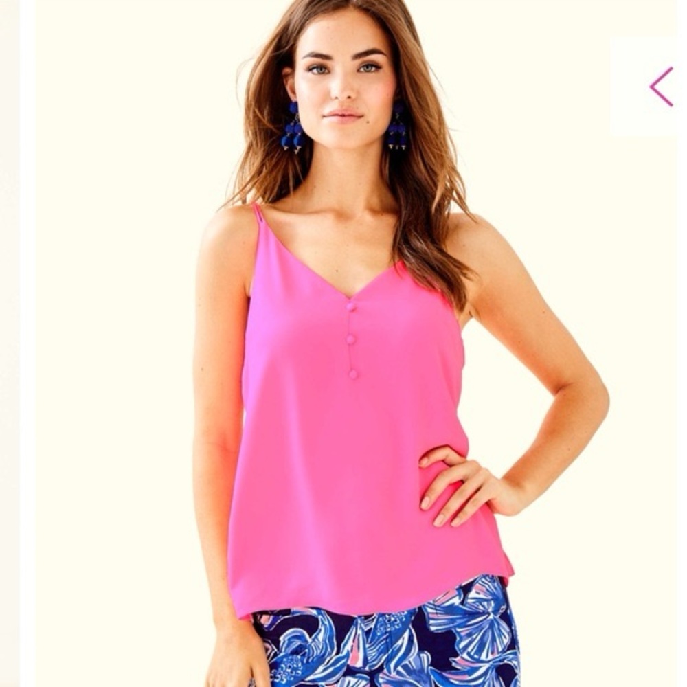 Lilly Pulitzer Bright Pink Camisole